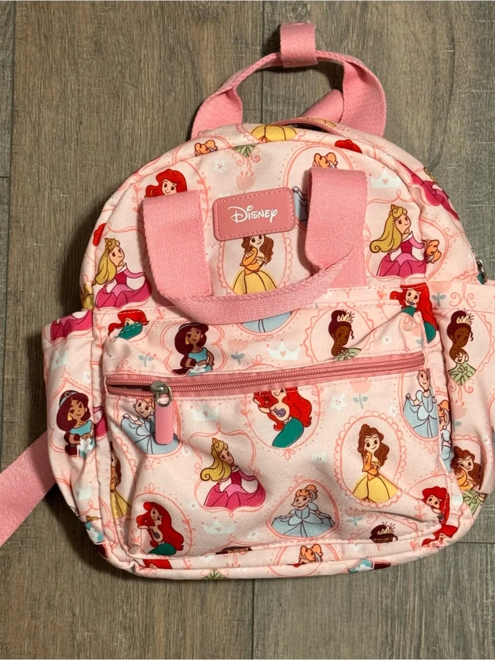 Disney Pink Princesss Pattern Kids Backpack
